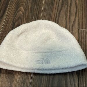 The North Face White Fleece Polartec Winter Hat